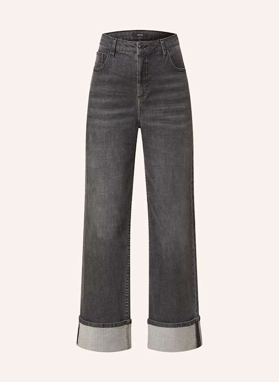 OPUS Straight Jeans MARLI 70176 soft authentic grey