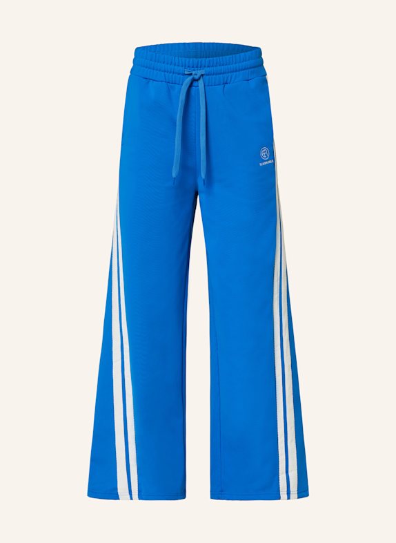 ELIAS RUMELIS Sweatpants ERPENNI mit Galonstreifen BLAU/ WEISS