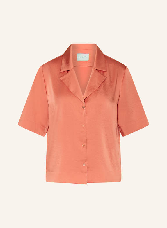 CLAUDIE PIERLOT Satinbluse ORANGE