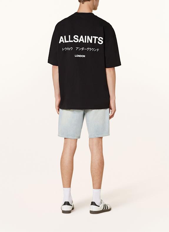 ALLSAINTS T-shirt UNDERGROUND SVART / VIT