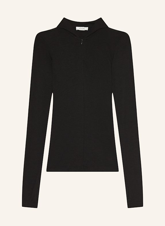 COS Knit shirt BLACK