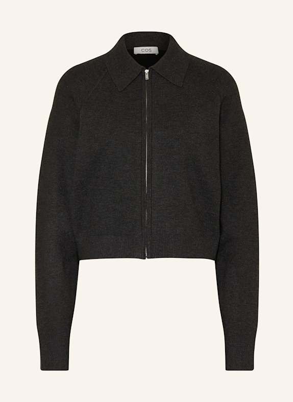 COS Boxy jacket DARK GRAY