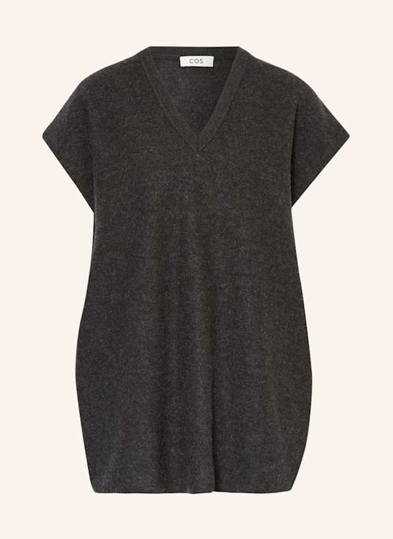 COS Oversized-Pullunder DUNKELGRAU