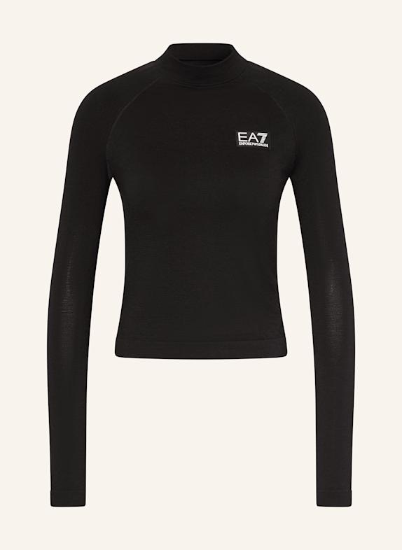 EA7 EMPORIO ARMANI Koszulka z długim rękawem CZARNY