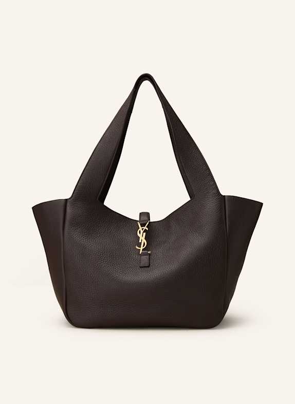 SAINT LAURENT Torba na ramię CIEMNOBRĄZOWY