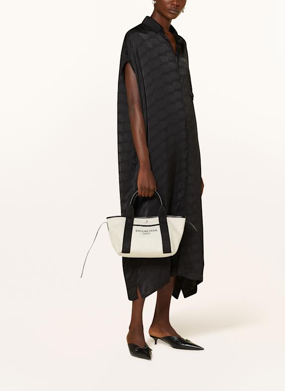 BALENCIAGA Sac à main BIARRITZ SMALL CRÈME / NOIR