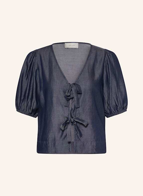 NEO NOIR BIANCA blouse shirt in denim look DARK BLUE