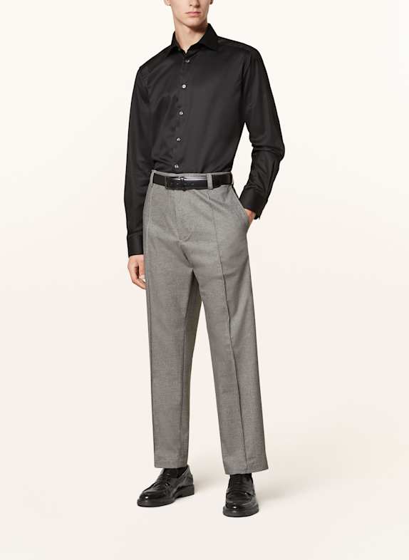 ETON Overhemd Contemporary Fit ZWART