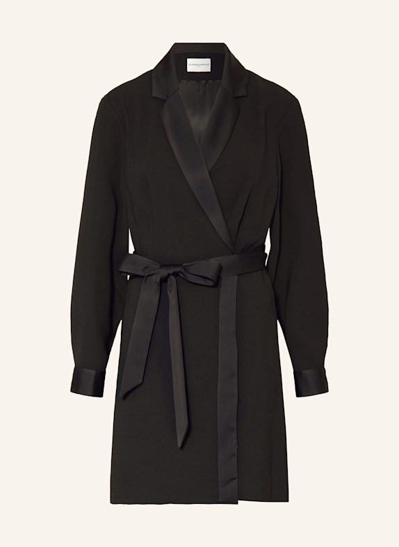 CLAUDIE PIERLOT Wickelkleid SCHWARZ