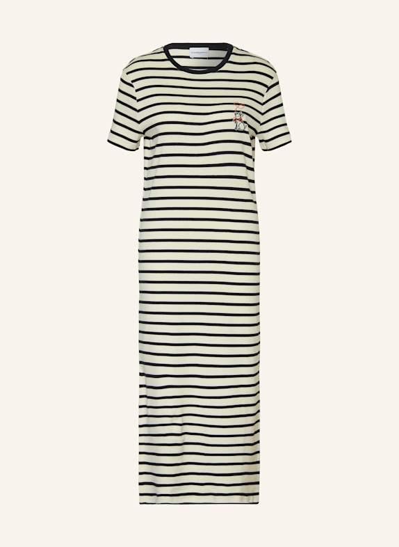 CLAUDIE PIERLOT Kleid CREME/ SCHWARZ