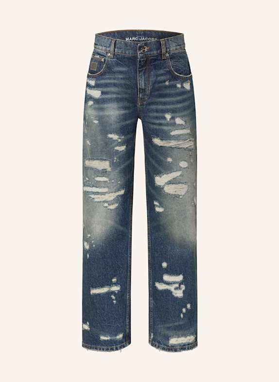 MARC JACOBS Džíny v roztrhaném stylu 491 PUNK INDIGO