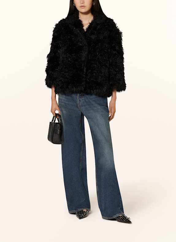 MARC JACOBS Kunstfell-Jacke THE  SHAGGY FAUX FUR LADY JACKET SCHWARZ