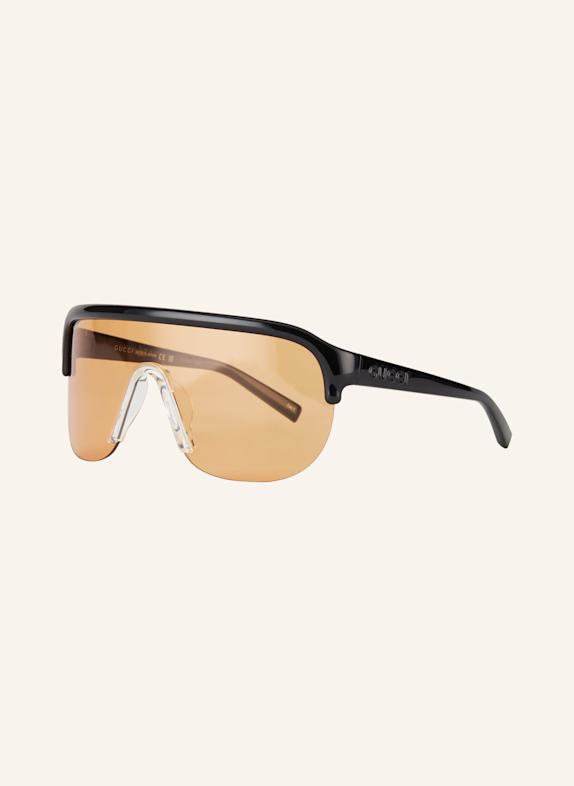 GUCCI Okulary przeciwsłoneczne GC002203 1100P1 – CZARNY/ ŻÓŁTY