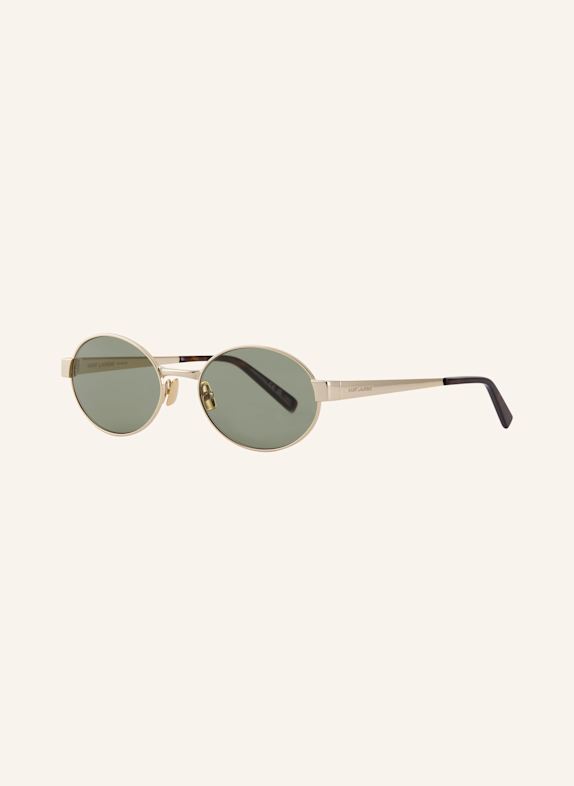 SAINT LAURENT Sonnenbrille YS000577 2300J1 - GOLD/ GRÜN