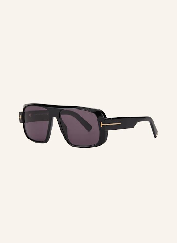 TOM FORD Okulary przeciwsłoneczne TR001833 TURNER 1330L1 – CZARNY / SZARY