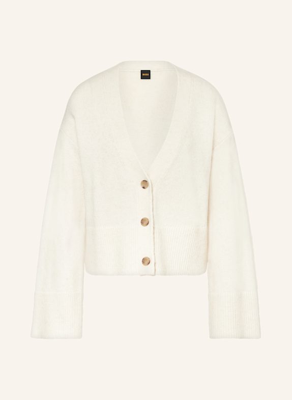 BOSS Strickjacke FONDINA ECRU