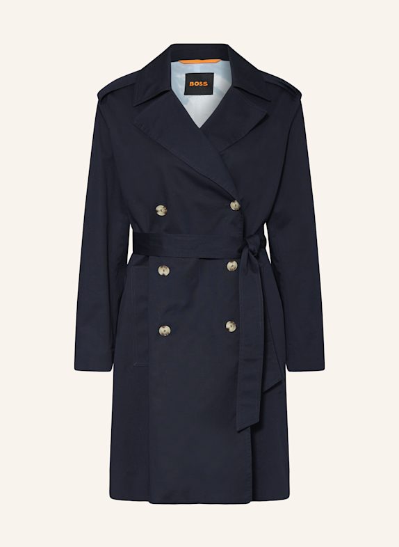 BOSS Trenchcoat COTRENCH DUNKELBLAU
