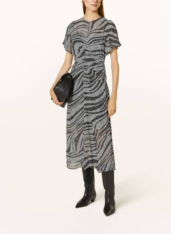 REISS Kleid TABITHA SCHWARZ/ GRAU