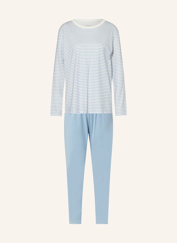 CALIDA COTTON STRIPES pyjamas 450 endless sky