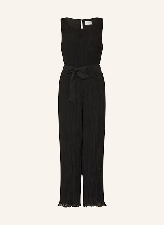 CLAUDIE PIERLOT Jumpsuit mit Plissees SCHWARZ