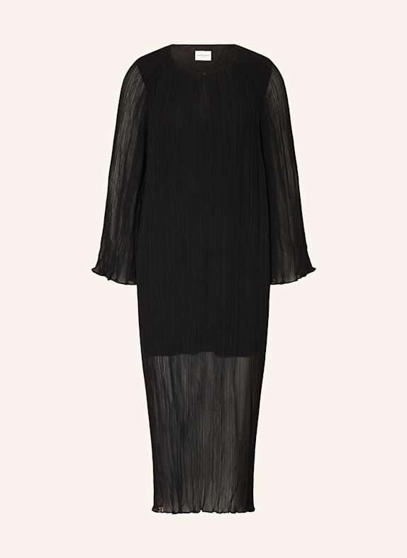 CLAUDIE PIERLOT Plisseekleid SCHWARZ