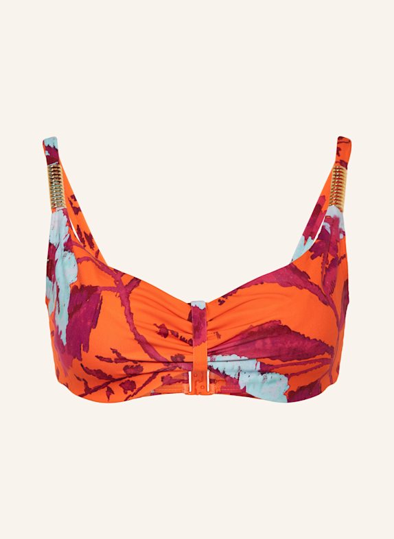 CHANTELLE Underwired bikini top ICON NEON ORANGE/ PINK/ MINT