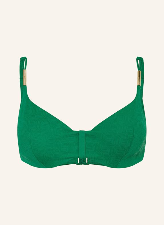 CHANTELLE Underwired bikini top HERA GREEN