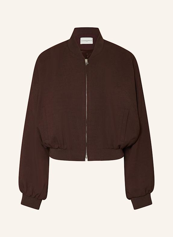 CLAUDIE PIERLOT Oversized-Blouson DUNKELBRAUN