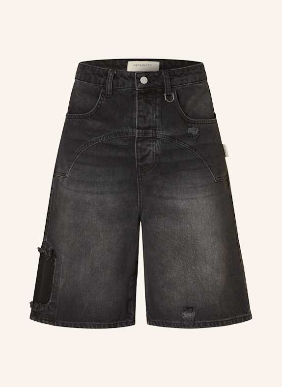 RETERNITY DELARUE denim shorts WASHED GREY