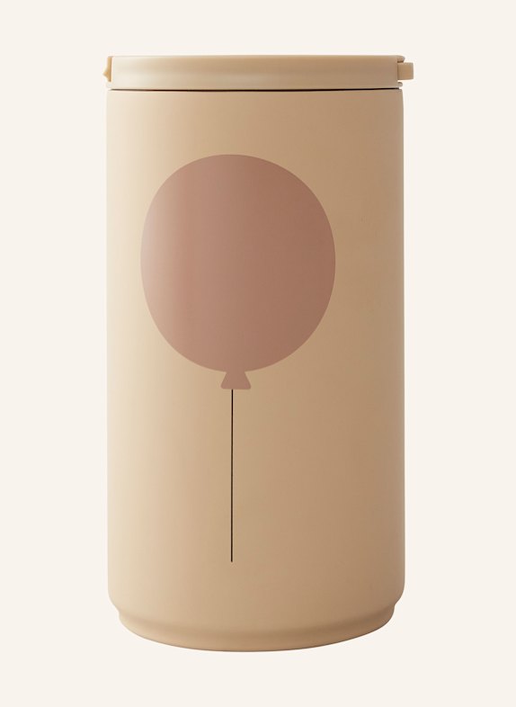 DESIGN LETTERS Thermos mug BEIGE/ DUSKY PINK