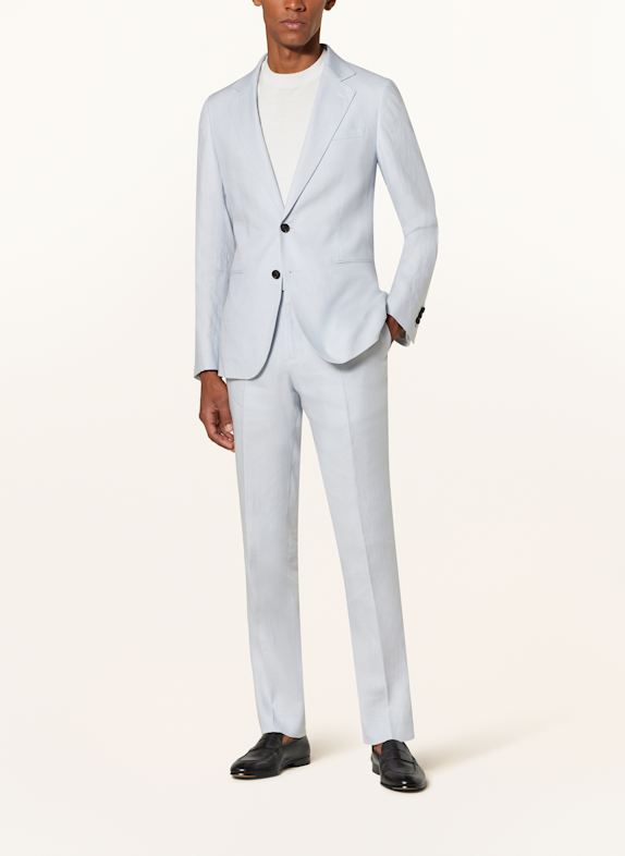 REISS Pakjas KIN Slim Fit van linnen 33 SOFT BLUE