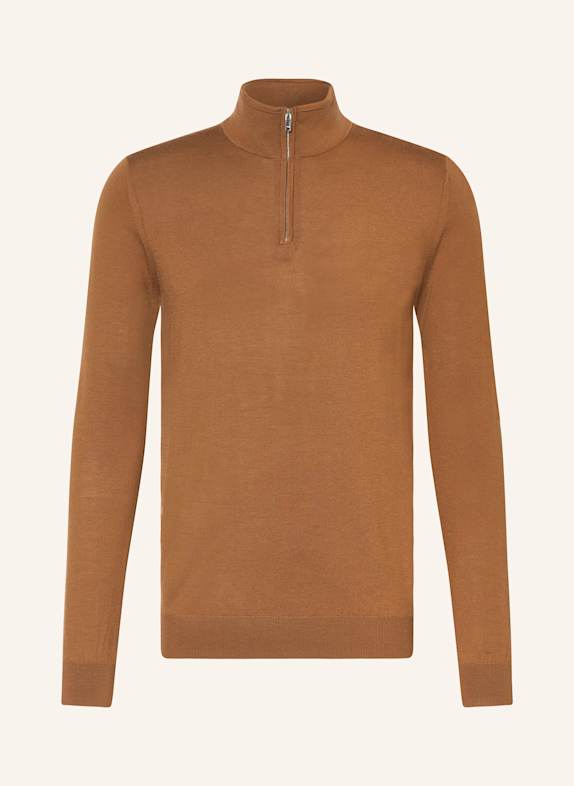 REISS Theory T-shirt Bianco CAMEL