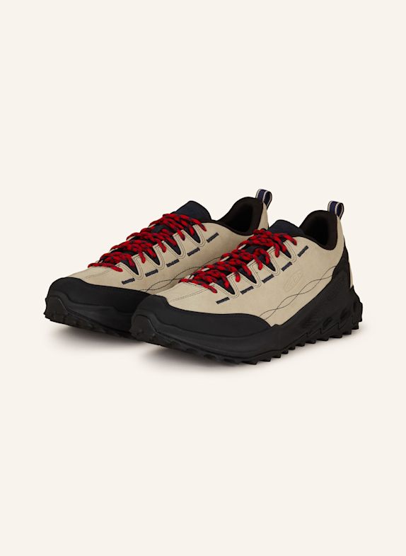 KEEN Sneaker JASPER ZIONIC HELLBRAUN/ SCHWARZ/ ROT