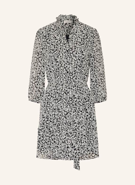 HOBBS Sukienka POLLY z rękawem 3/4 GRANATOWY/ KREMOWY