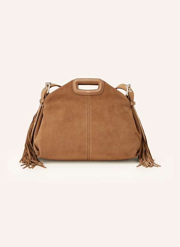 maje Schultertasche CAMEL