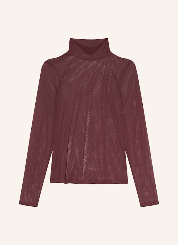 VANILIA Mesh-Shirt DUNKELLILA