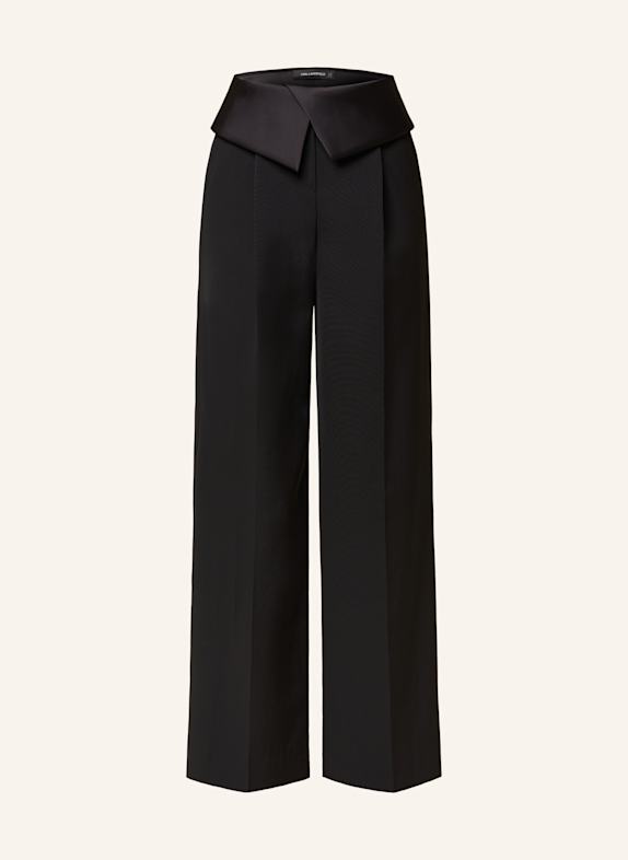 KARL LAGERFELD Trousers BLACK
