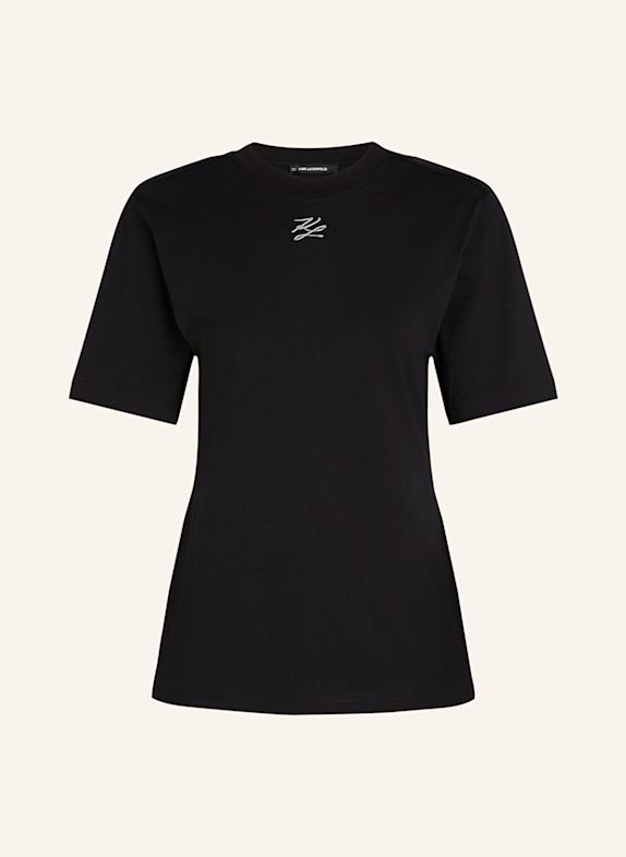 KARL LAGERFELD T-Shirt SCHWARZ