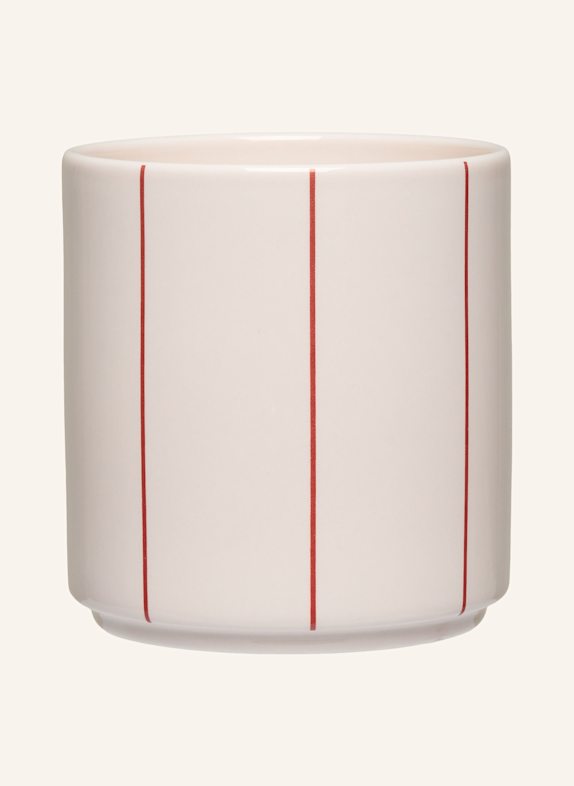 DESIGN LETTERS Becher PYJAMAS CREME/ DUNKELROT