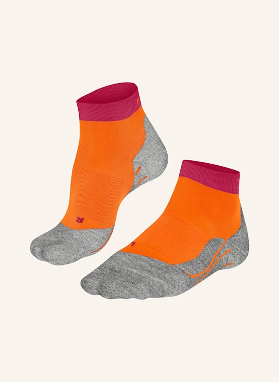 FALKE Laufsocken RU4 SHORT 8931 neon orange