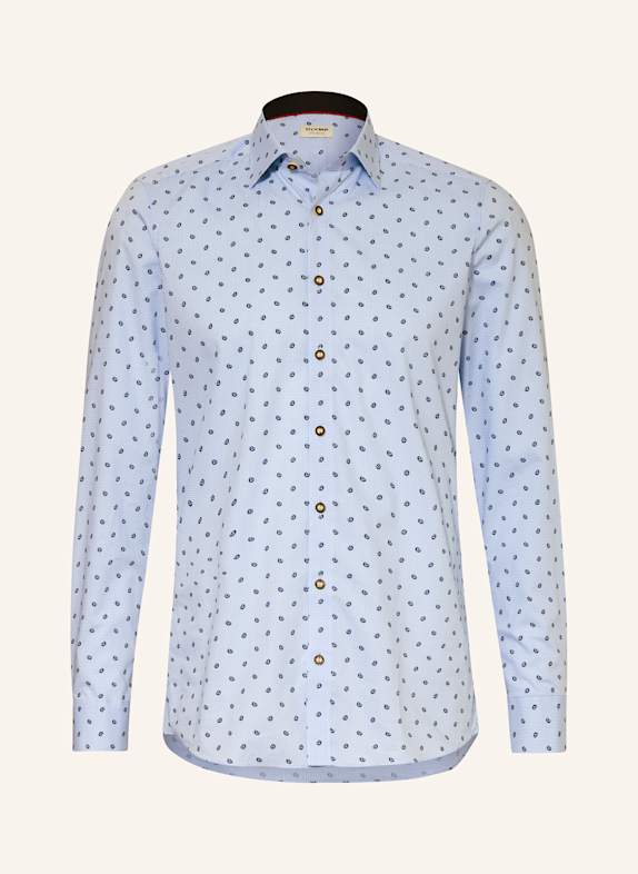 OLYMP Hemd Level Five body fit HELLBLAU/ DUNKELBLAU/ WEISS