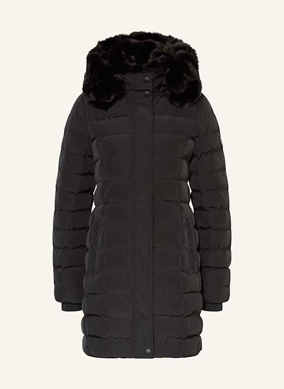 WELLENSTEYN Steppmantel SANTORIN LONG SCHWARZ