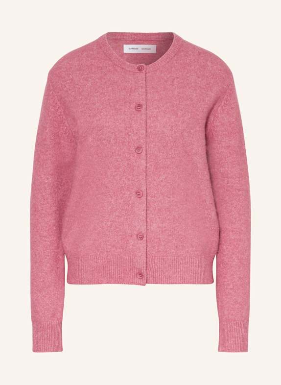 SAMSØE  SAMSØE Strickjacke NOR mit Alpaka HELLROT