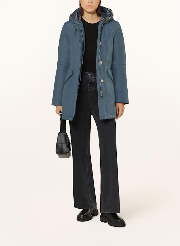 WOOLRICH Down parka ARCTIC BLUE