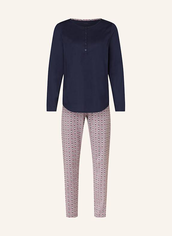 CALIDA Pajamas RELAX SWISS EDITION DARK BLUE/ PINK