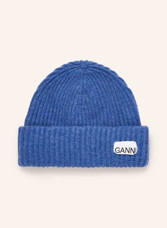GANNI Mütze  BLAU