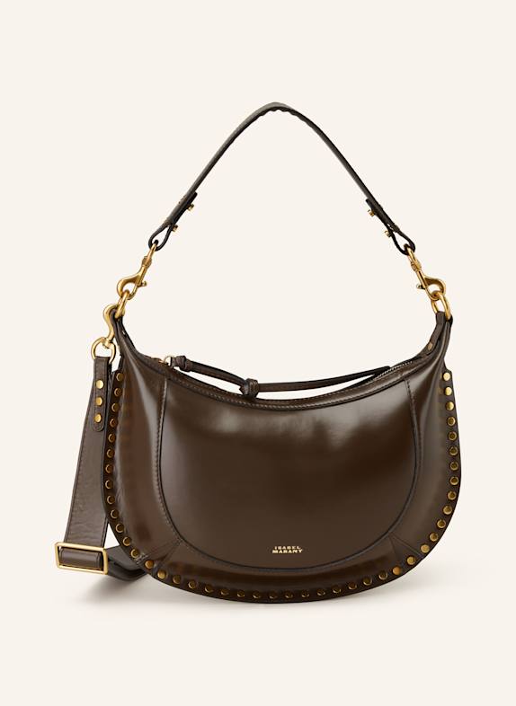 ISABEL MARANT Schultertasche NAOKO DUNKELBRAUN