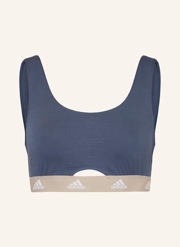 adidas Bustier podprsenka MODRÁ