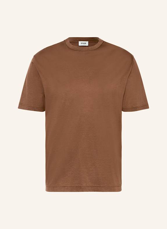 DRYKORN T-Shirt GILBERT DUNKELBRAUN