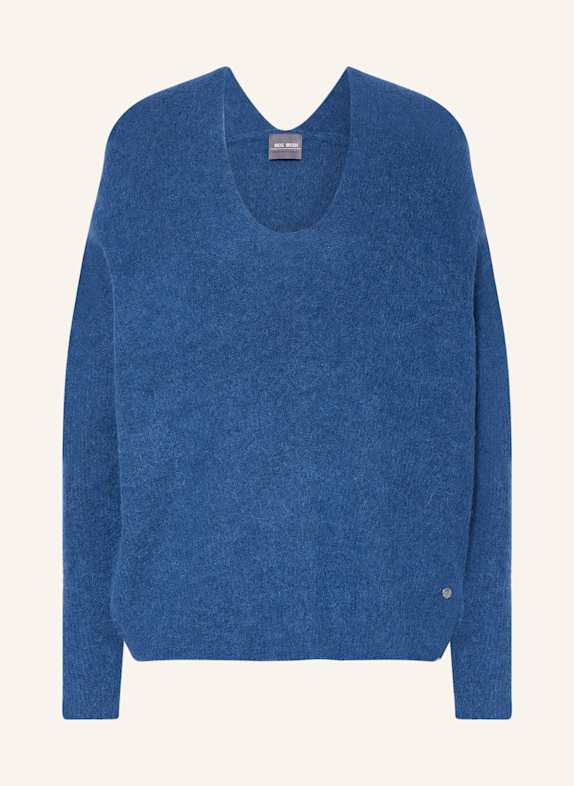 MOS MOSH Axel Arigato bird-patch cotton T-shirt BLAU